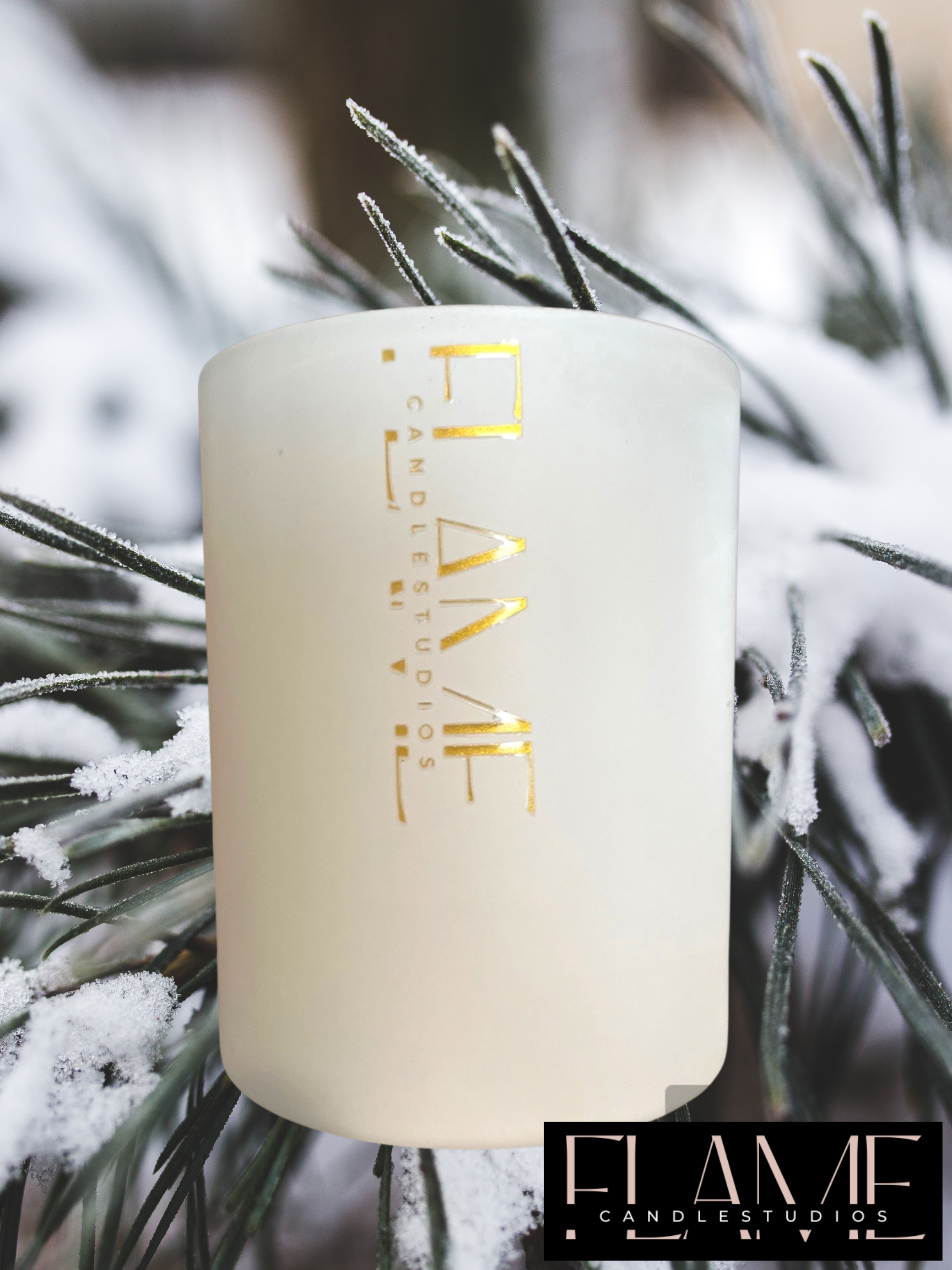 7oz Peppermint Luxury Wood wick Candle