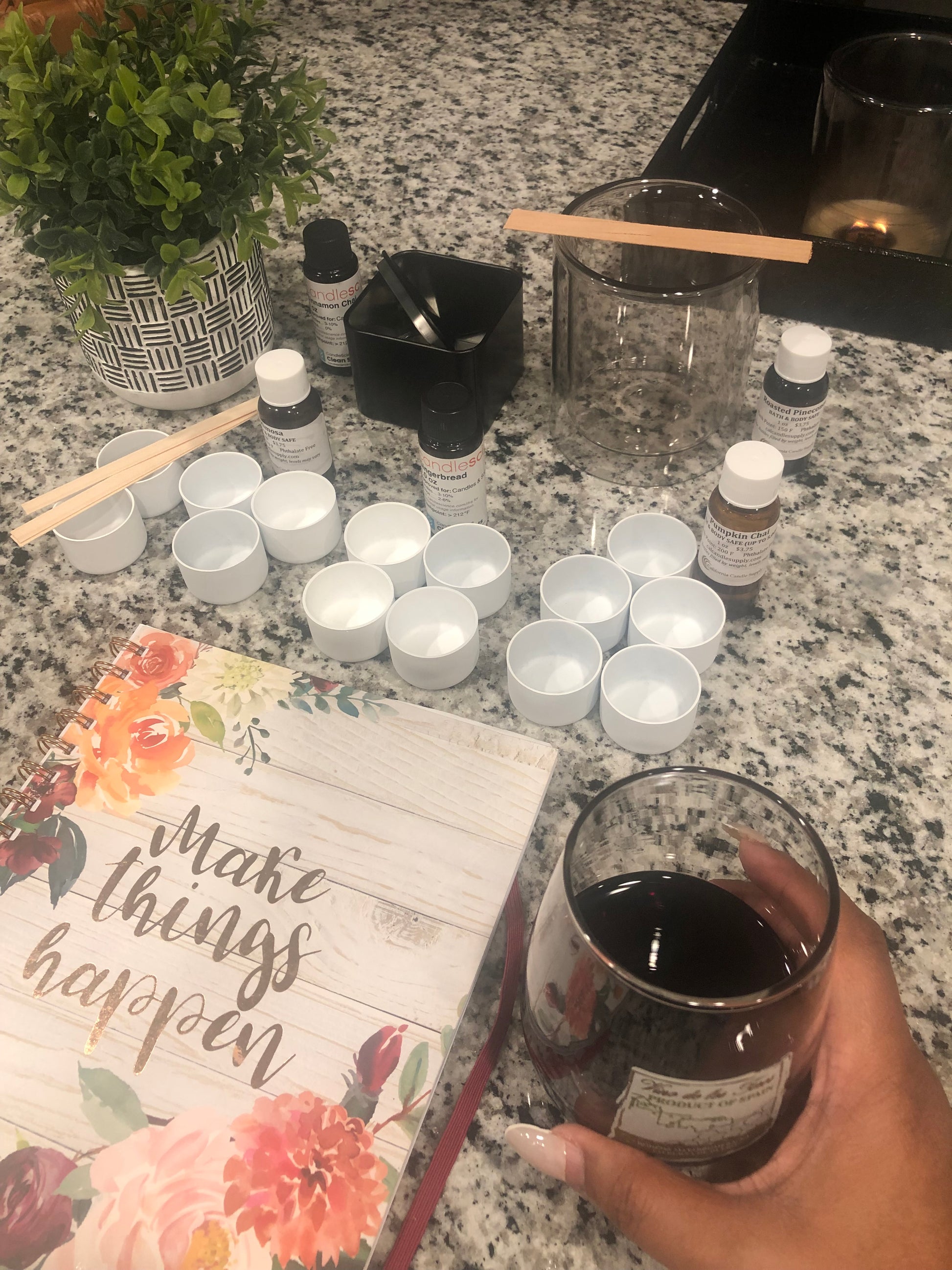 Scents & Sips Luxury Candlemaking Experience