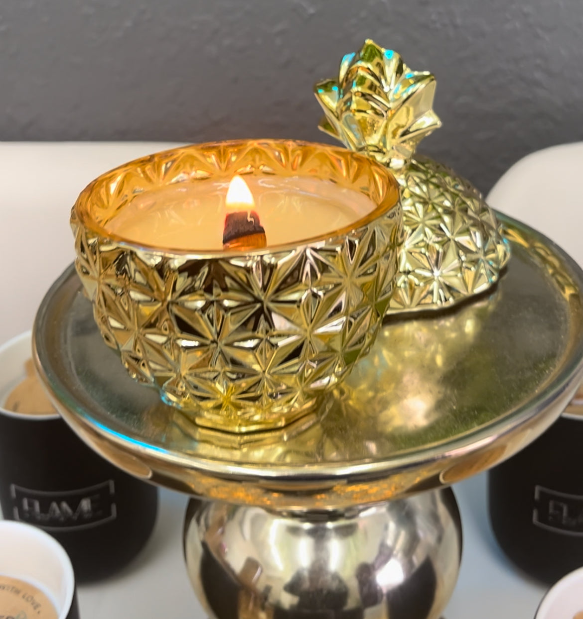 5oz Luxury Wooden Wick Coconut Wax Candle