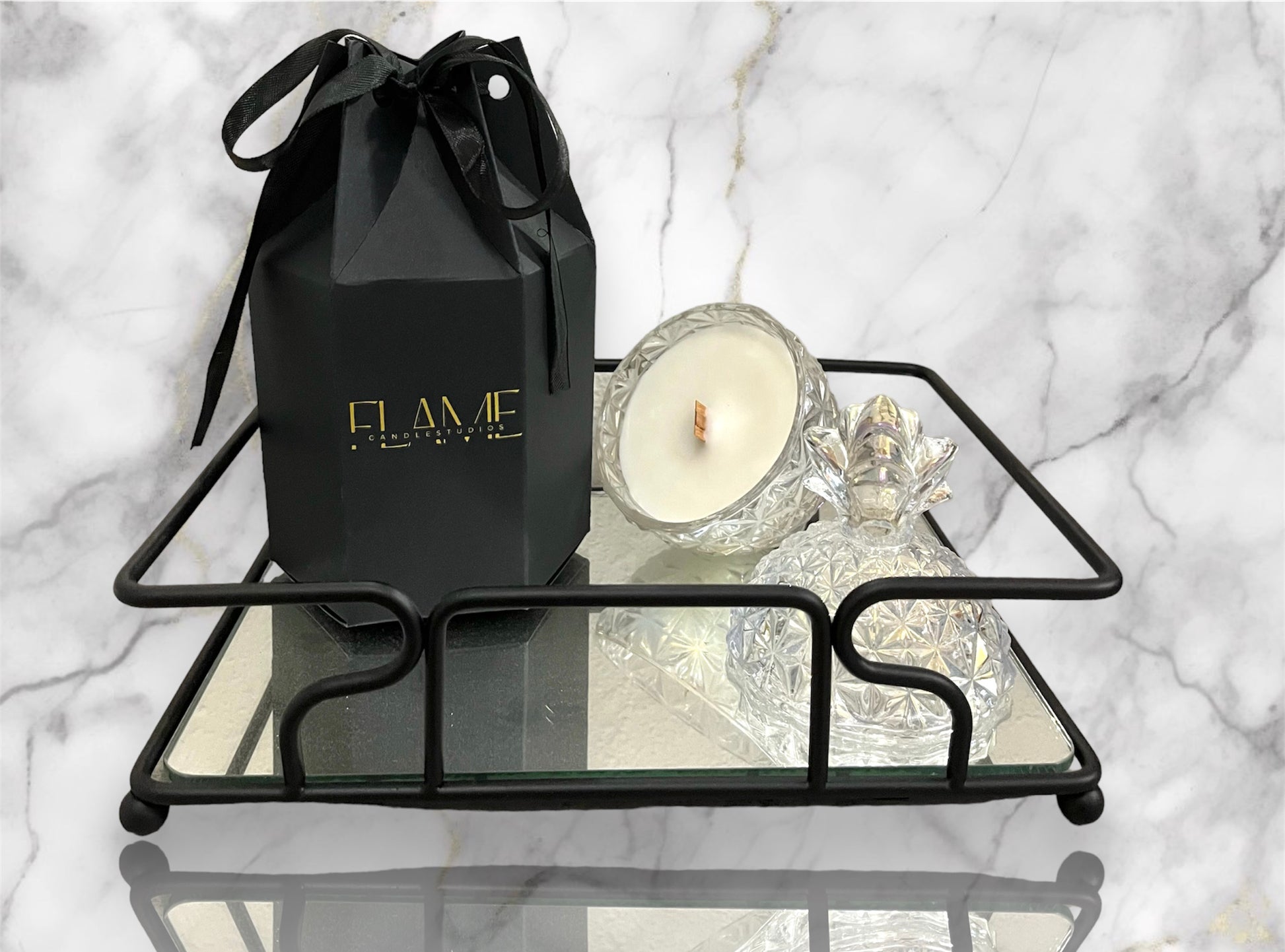 5oz Luxury Wooden Wick Coconut Wax Candle