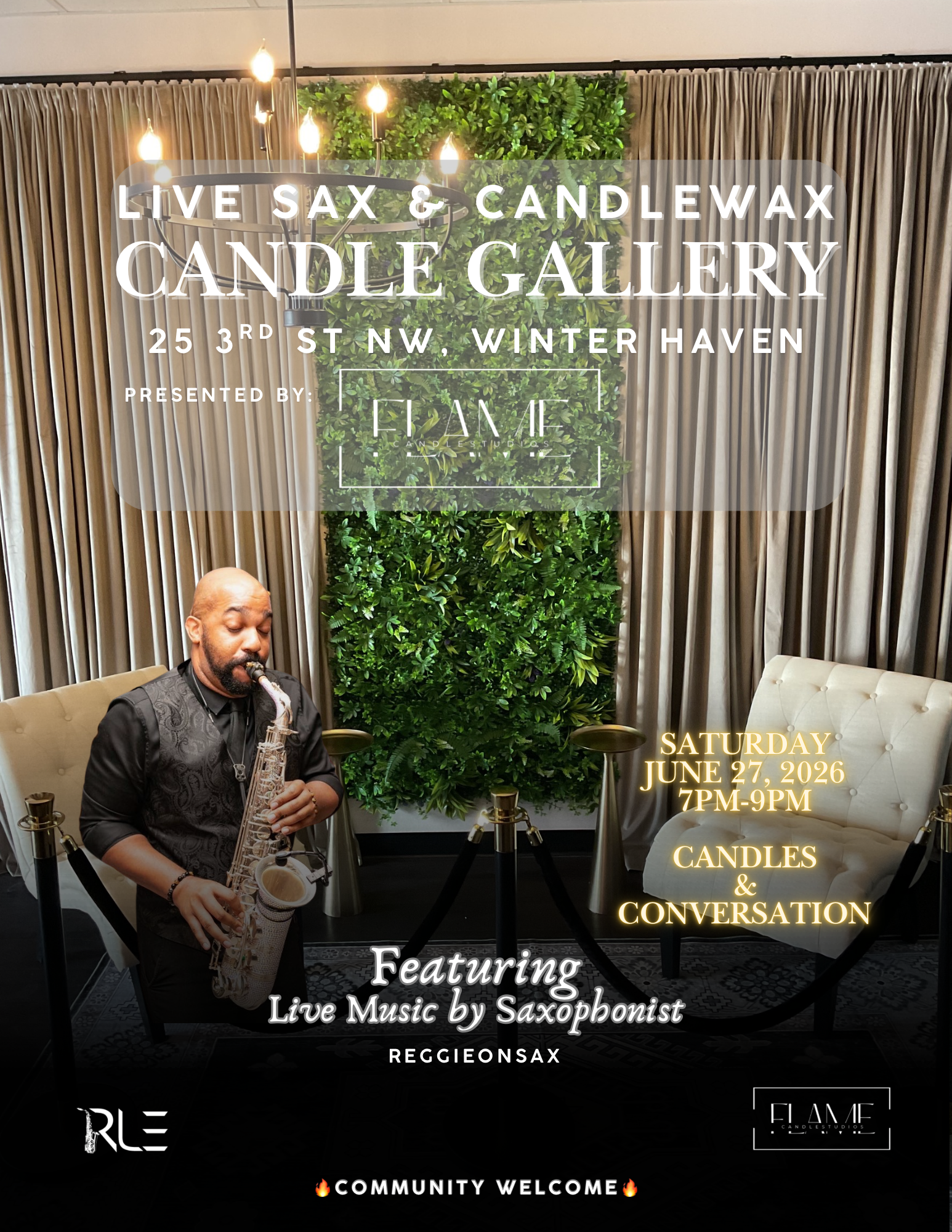 Live SAX & Candlewax
