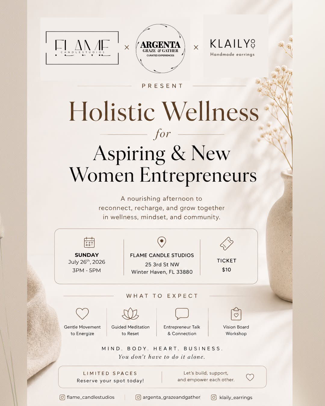 Holistic Wellness for Women Entrepreneurs