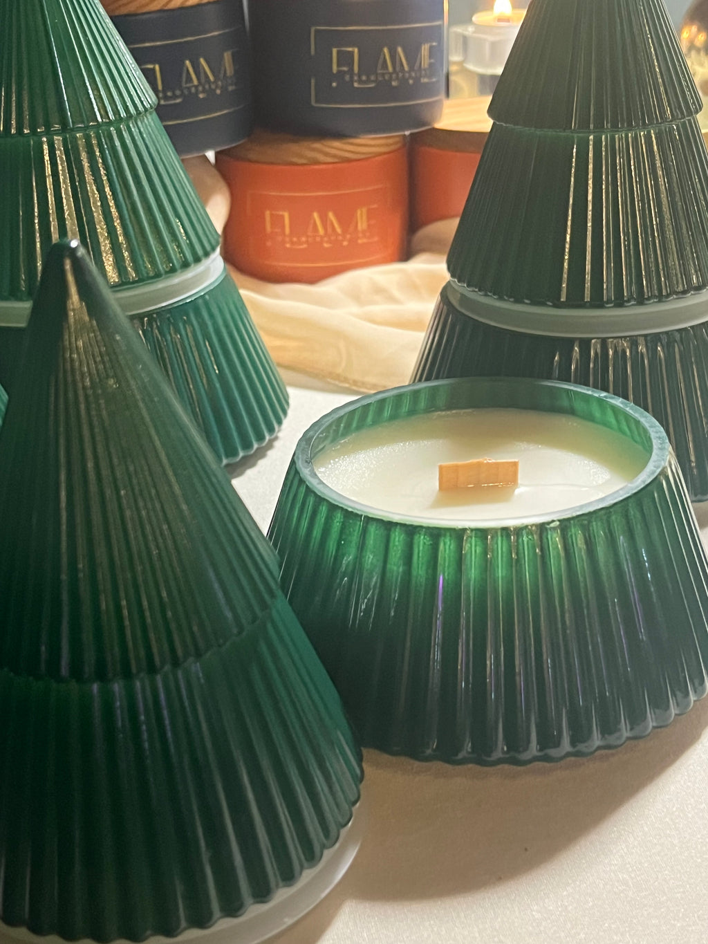 10oz Holiday Special Xmas Tree MINT WHITE CHOCOLATE GANACHE