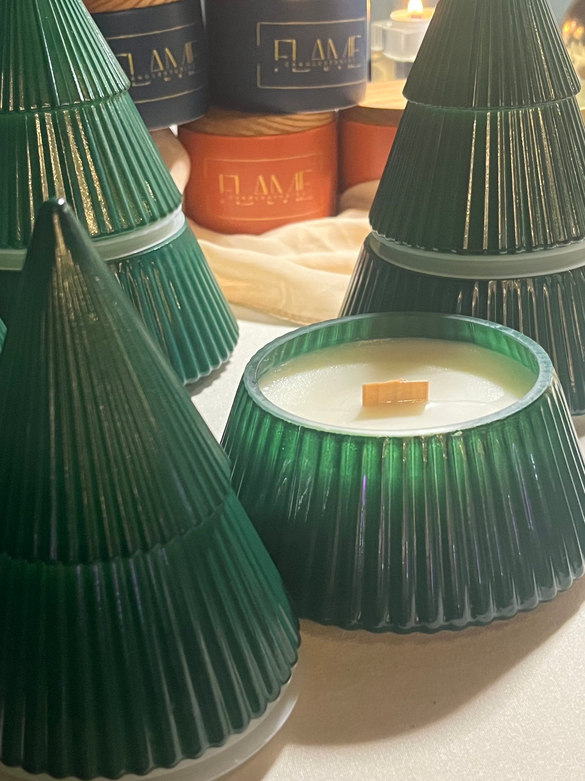 10oz Holiday Special Xmas Tree MINT WHITE CHOCOLATE GANACHE