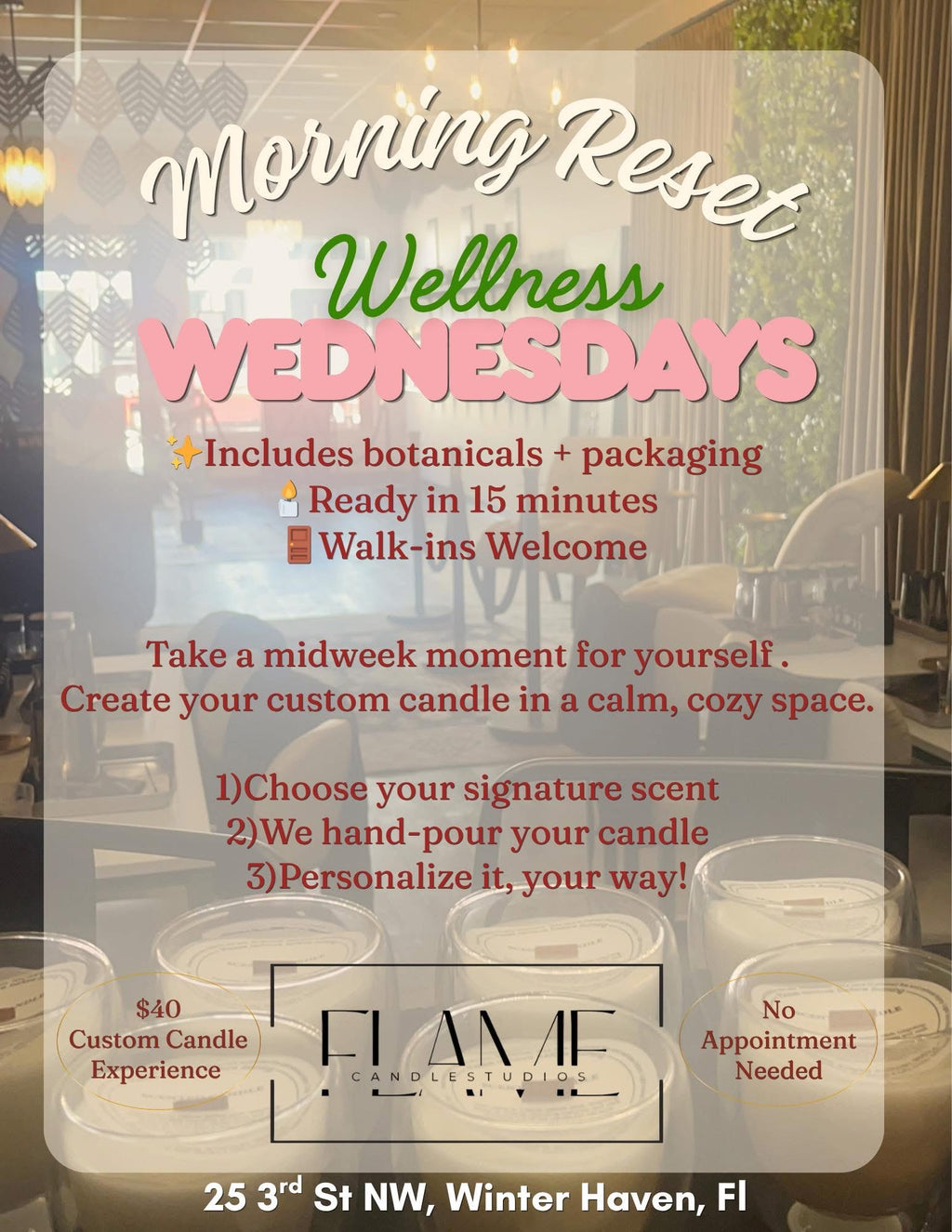 Scents & Sips Luxury Candlemaking Experience